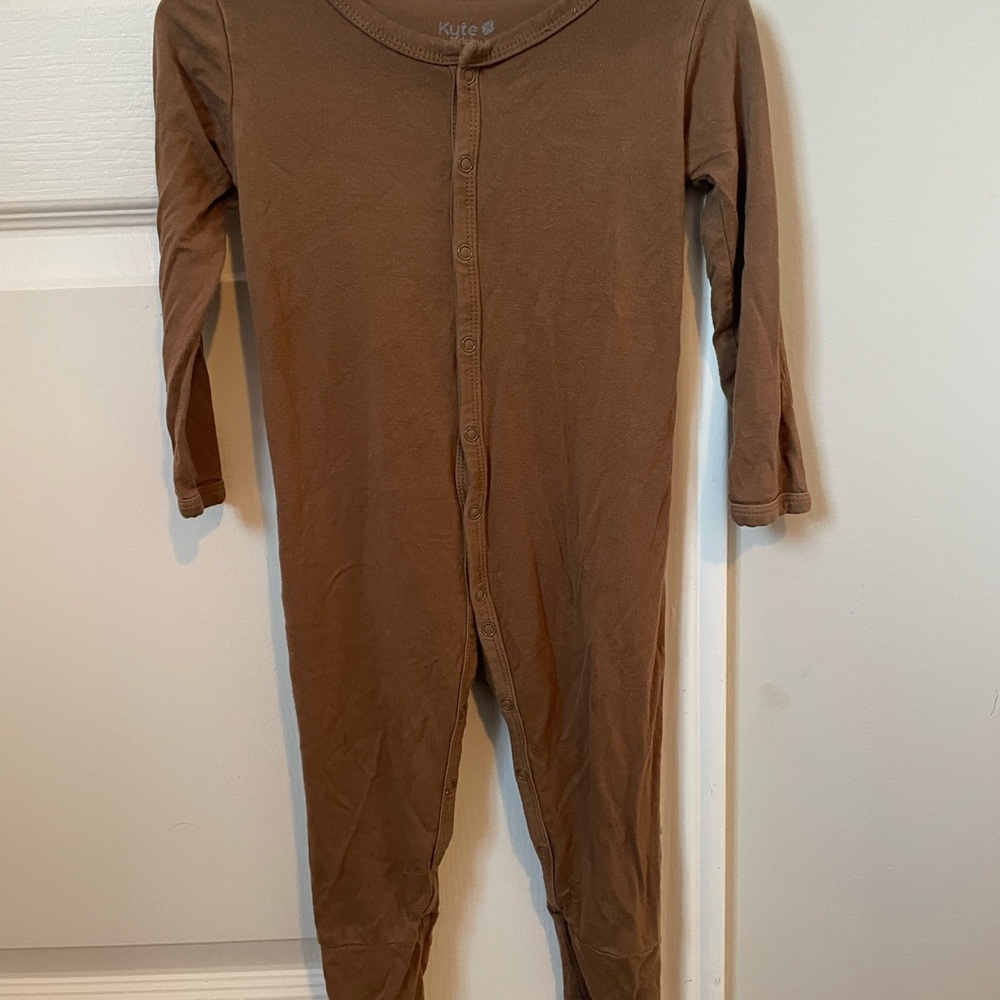 Kyte baby romper 18-24 nutmeg brown